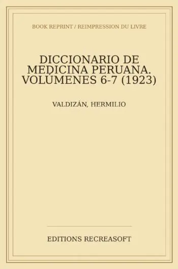 Diccionario de medicina peruana