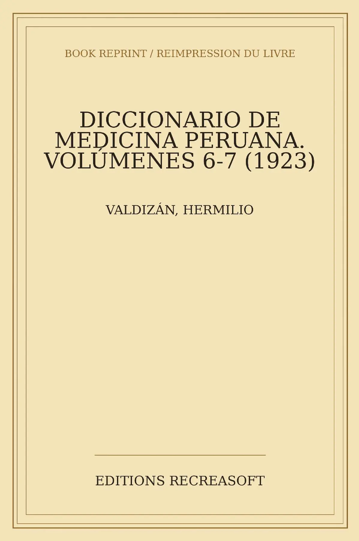 Diccionario de medicina peruana