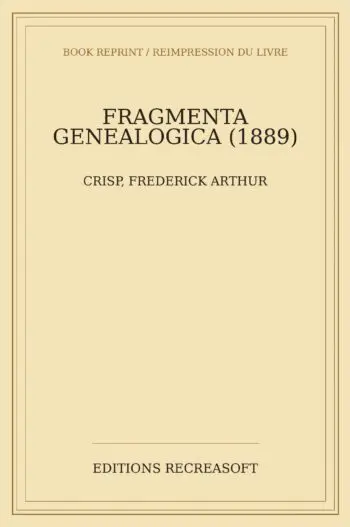 Fragmenta genealogica