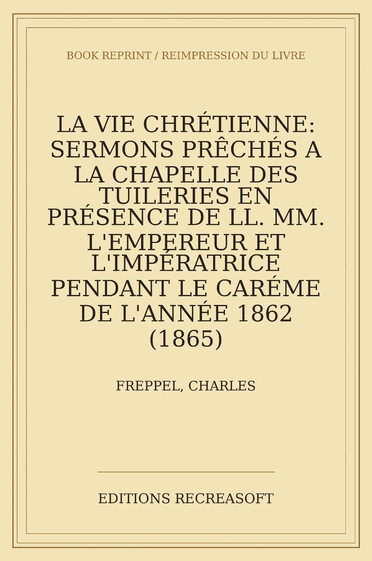 La vie chretienne