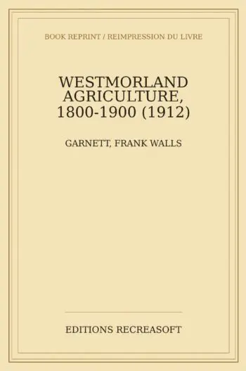 Westmorland agriculture, 1800-1900