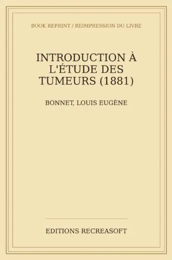 Introduction a l'etude des tumeurs