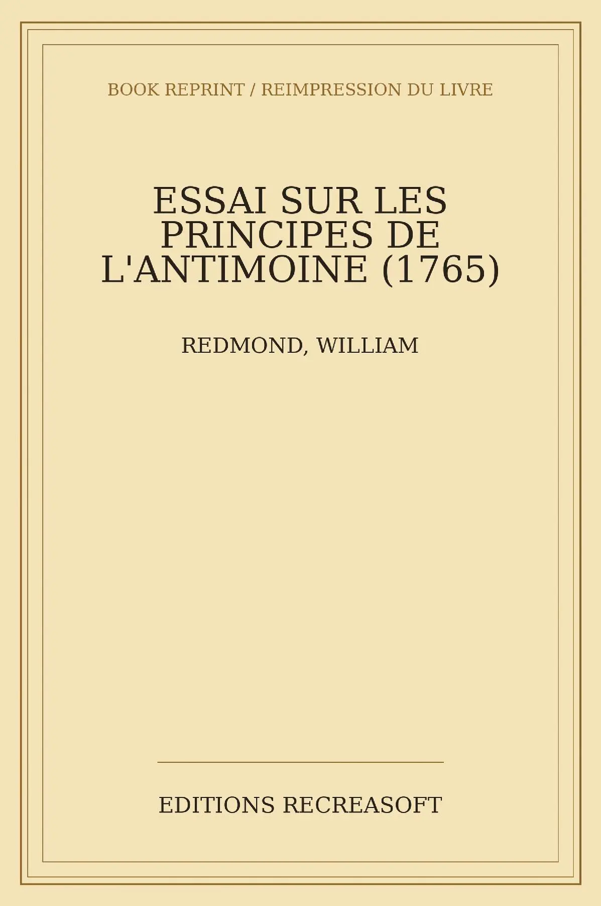 Essai sur les principes de l'antimoine (1765)