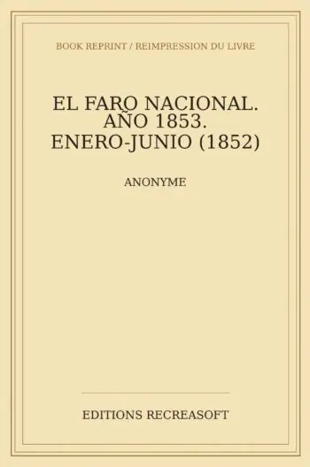 El faro nacional, año 1853 (enero-junio)