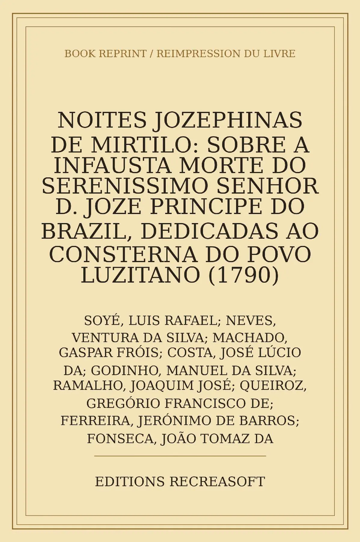 Noites Jozephinas (Lisbonne, 1790)