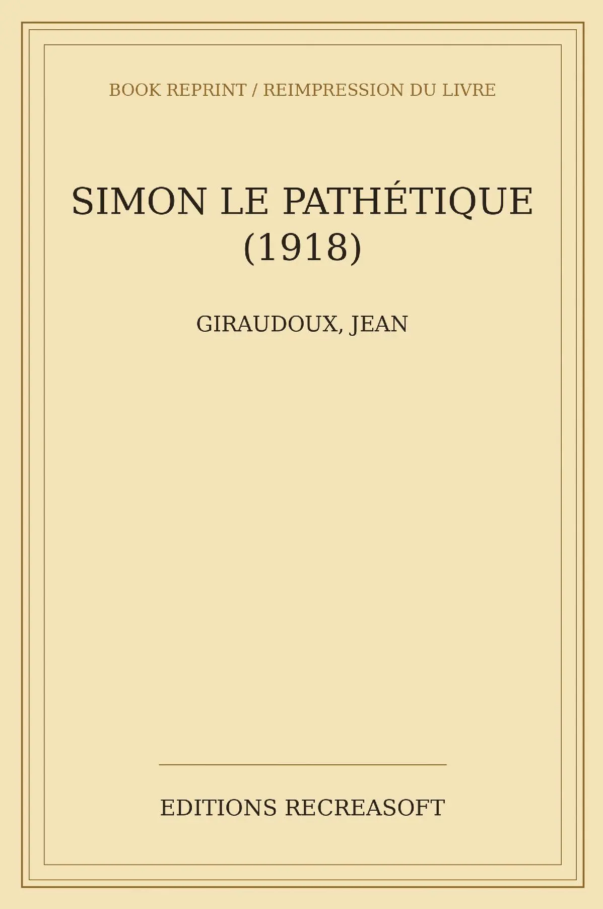 Simon le pathétique (1918)