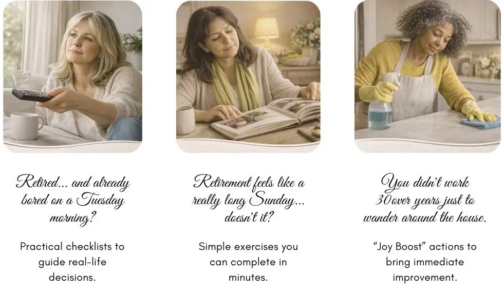 Over 50s Joy Club - Retirement for Women: Guide and Mini Workbook to Relax and Enjoy Your New Freedom, Rediscover Confidence, Stay Financially Secure and Create a Meaningful, Stress-Free Life