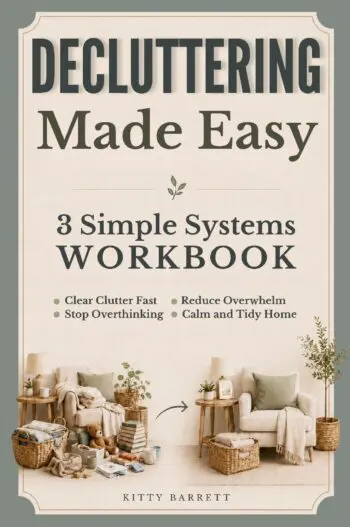 Decluttering Made Easy: 21-Day Guided Workbook with 3 Simple Systems to Clear Clutter Fast, Reduce Overwhelm and Stop Overthinking to Create a Calm and Tidy Home