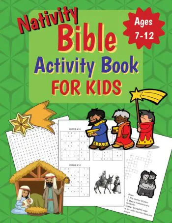 Nativity Bible Activity Book for Kids