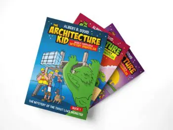 Albert B. Squid The Architecture Kid: World Traveler & Mystery Unraveler 3 Book Set