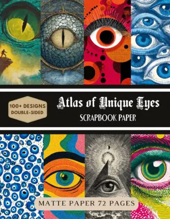 Atlas of Unique Eyes Scrapbook Paper