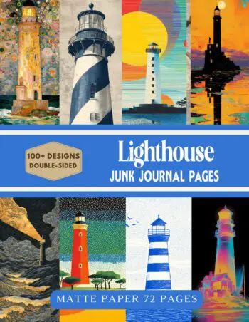 Lighthouse Junk Journal Pages