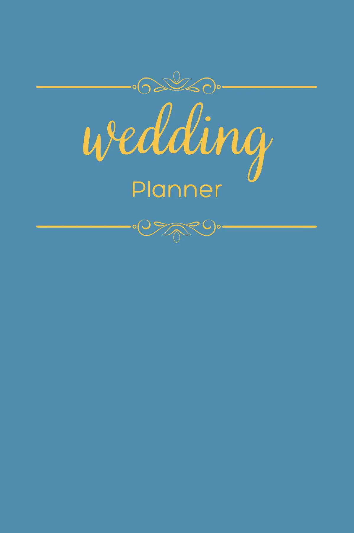 The Complete Wedding Planner by Dreamier Days in Teal