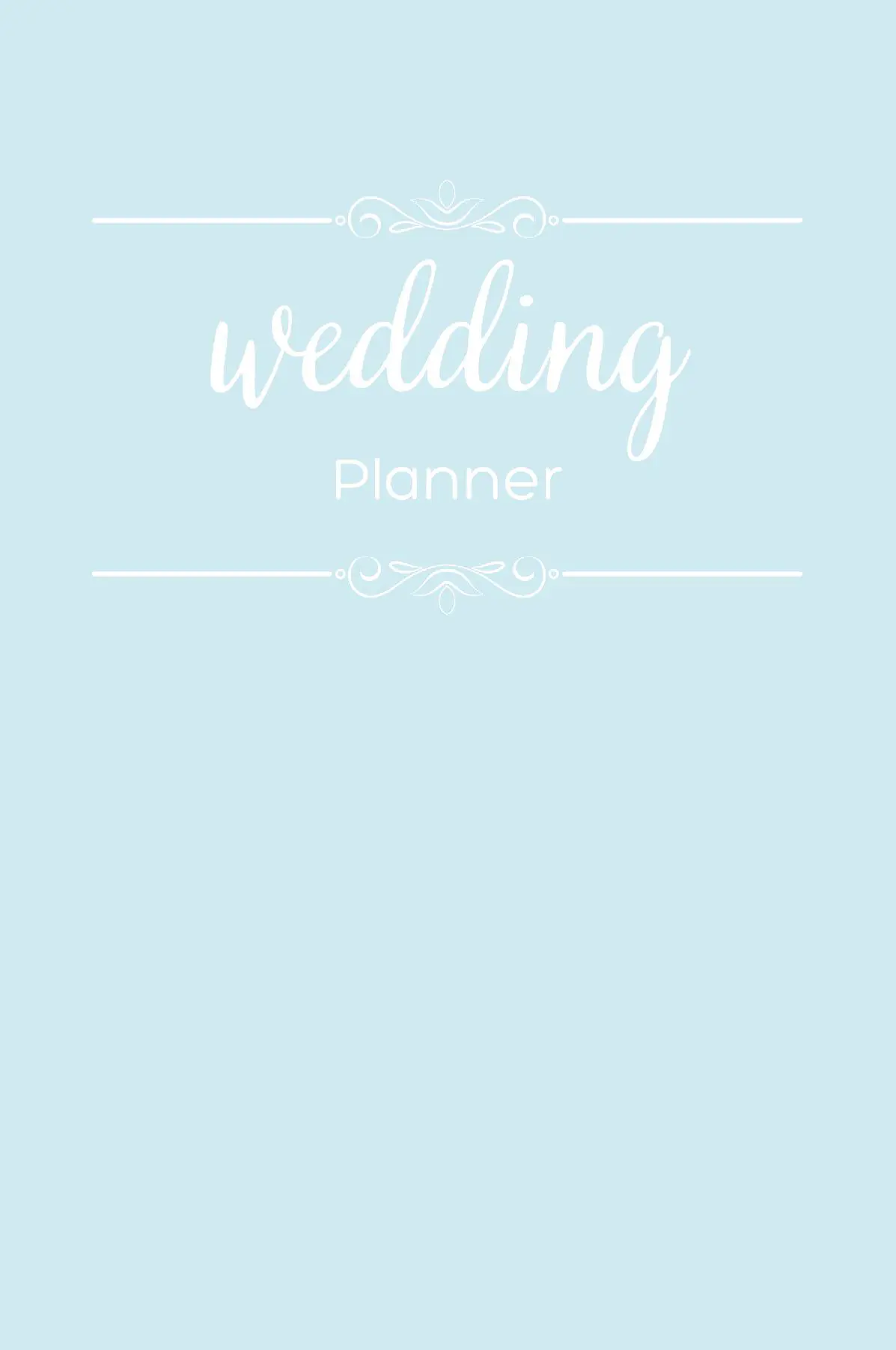 The Complete Wedding Planner by Dreamier Days in Pastel Blue