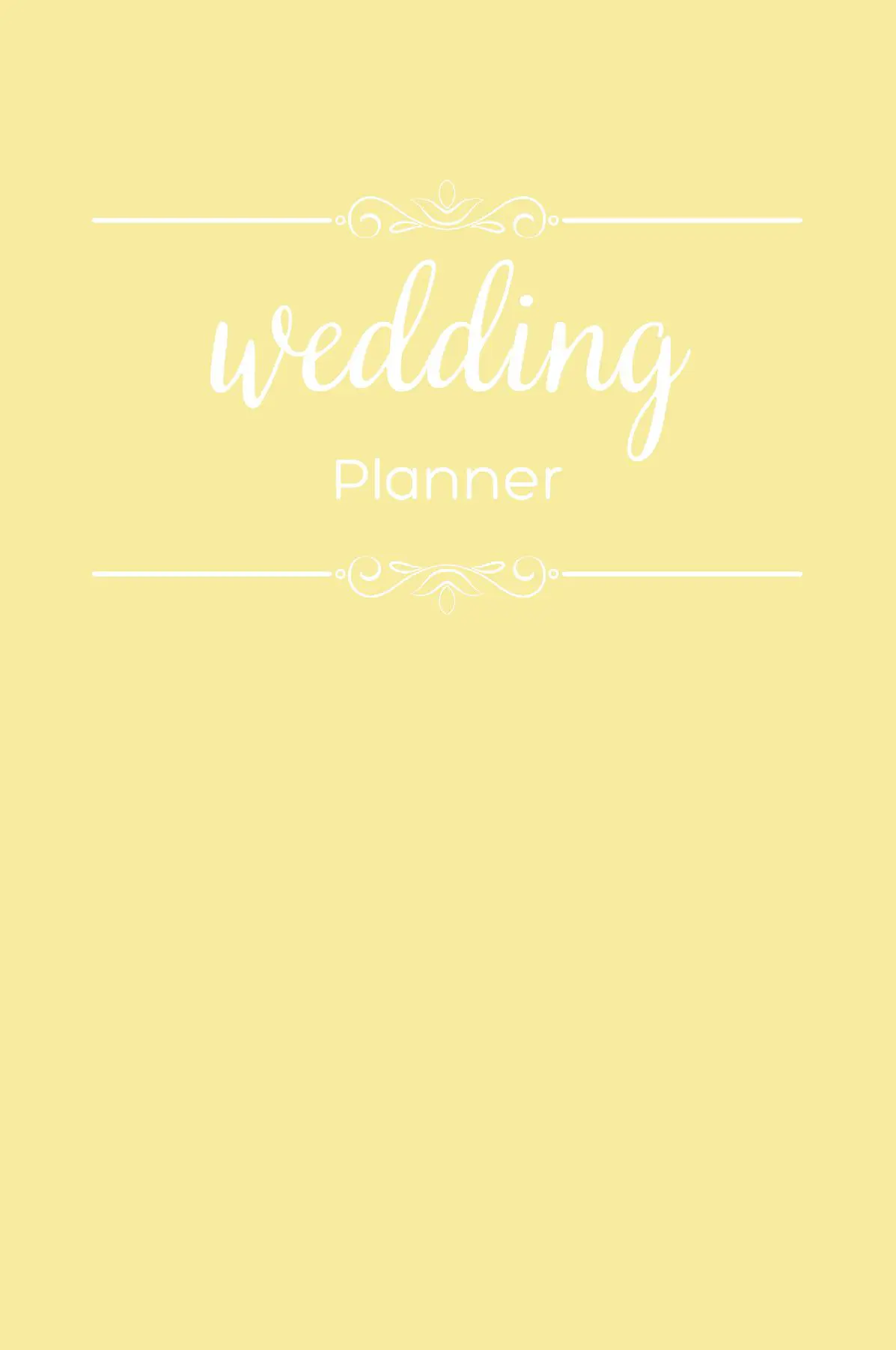 The Complete Wedding Planner by Dreamier Days in Yellow