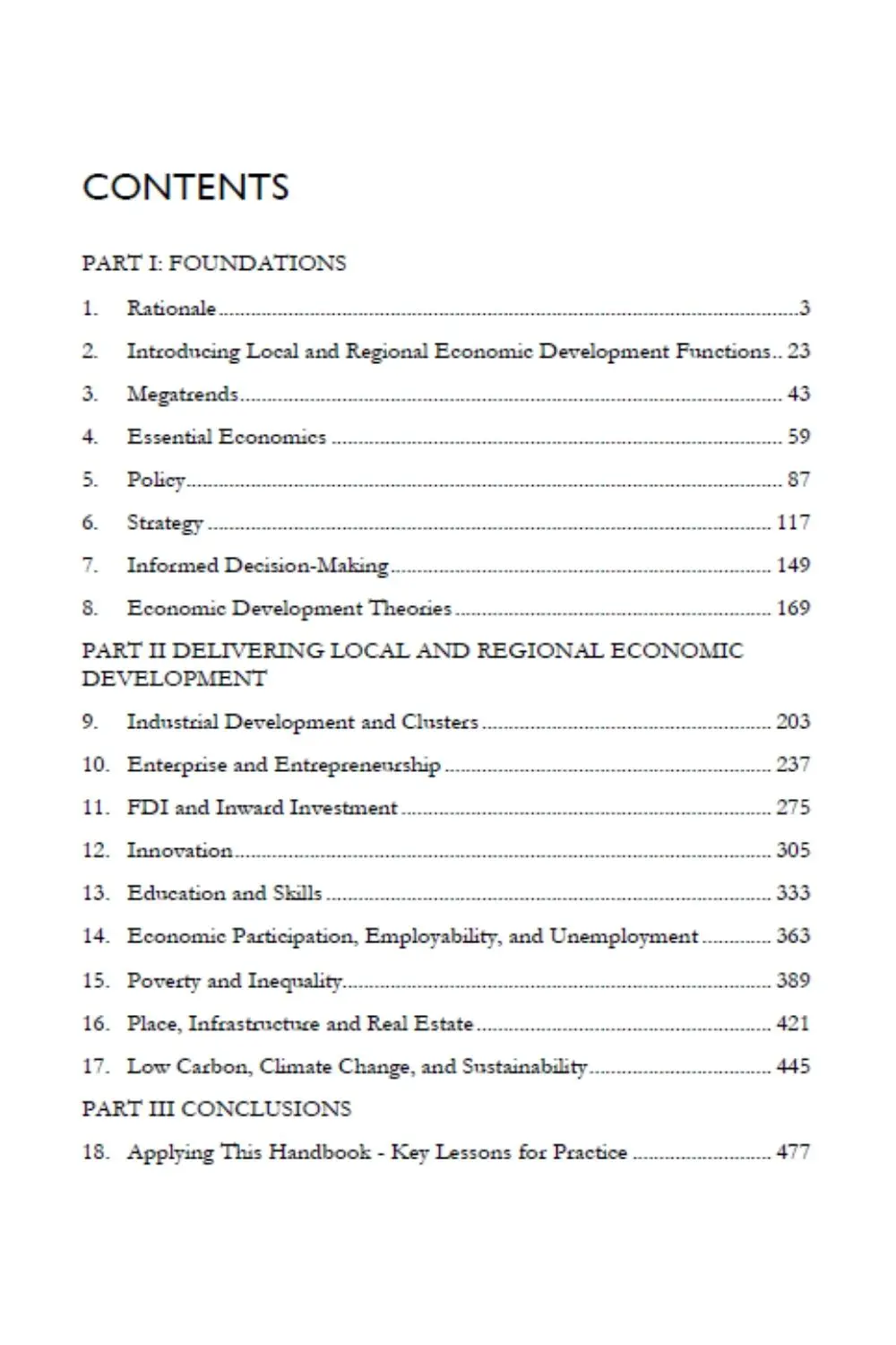 The Local and Regional Economic Development Handbook