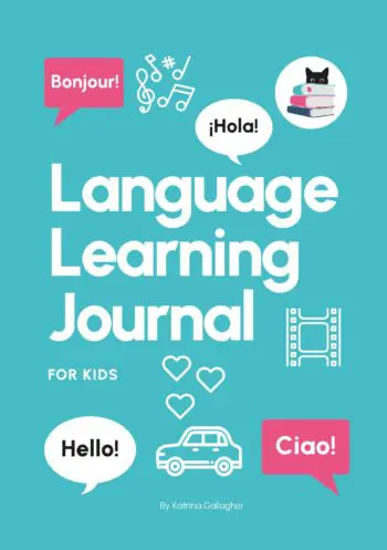 Language Learning Journal For Kids (Turquoise)