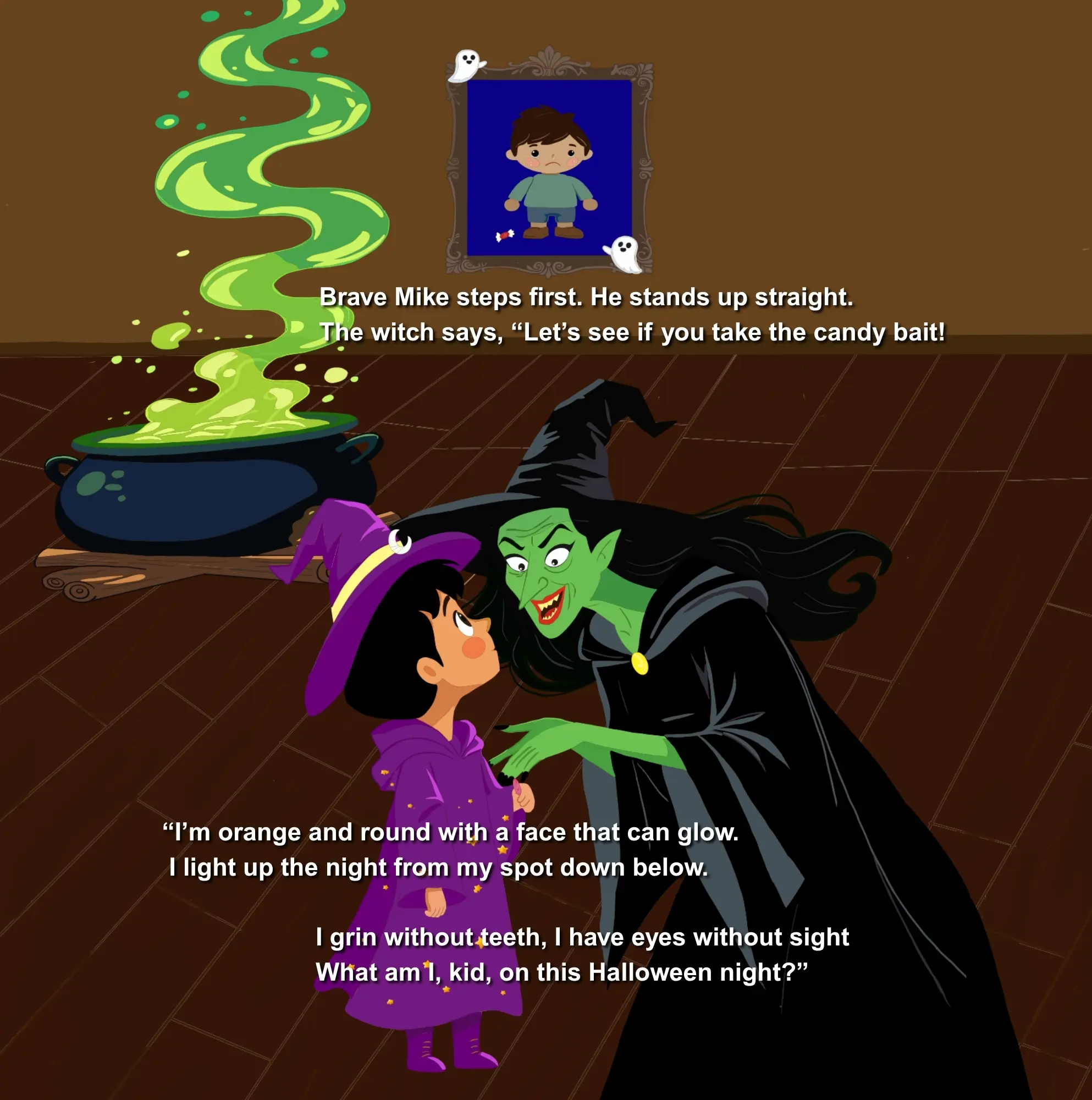 Candy Witch's Riddle Game