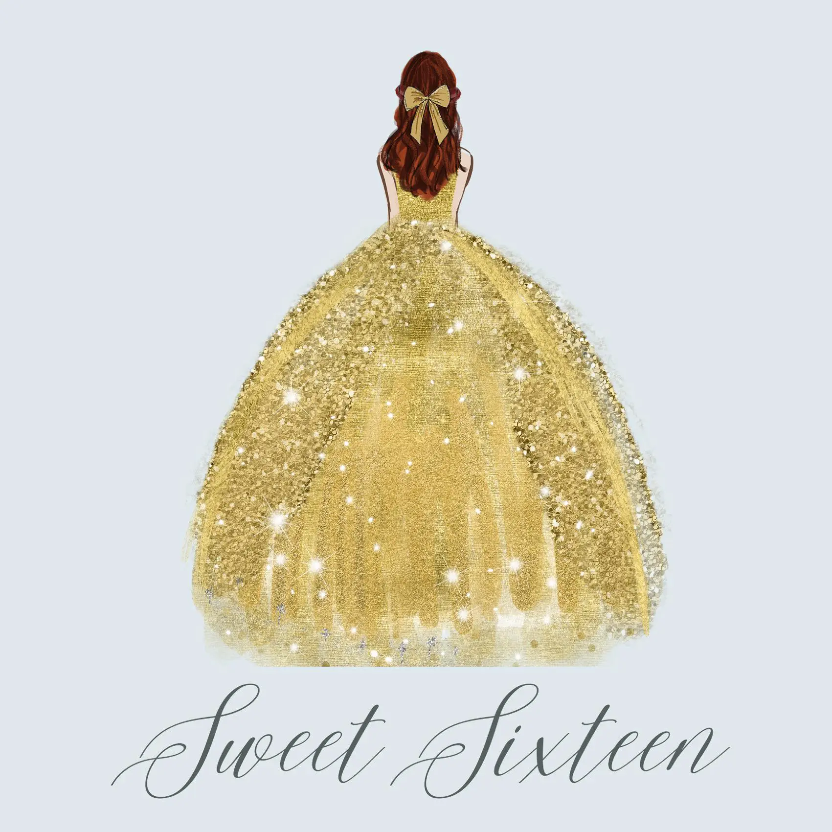 Sweet Sixteen guest book hardback