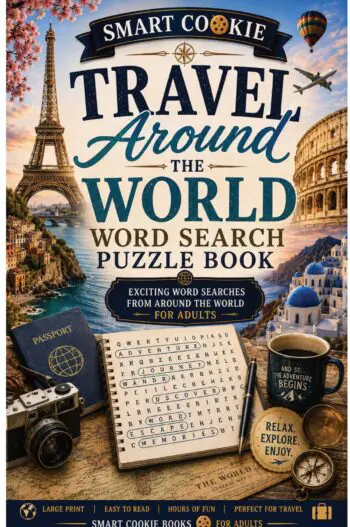 Travel Around The World Smart Cookie Word Search Puzzle Book
