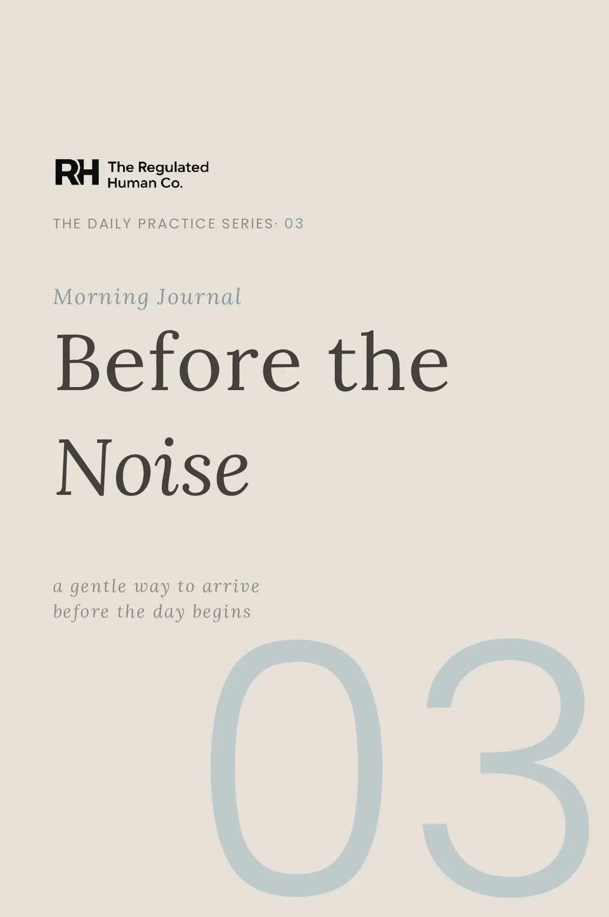 Before the Noise: A Gentle Morning Check-In for Nervous System Regulation