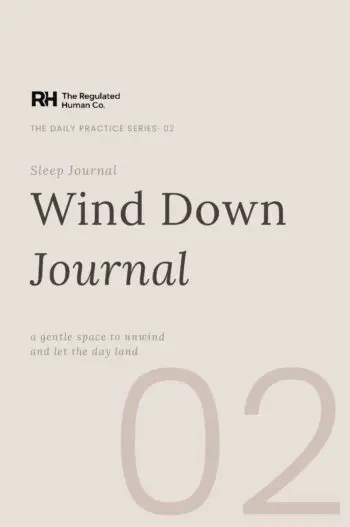 Sleep Wind-Down Journal: A Gentle Nightly Check-In for Nervous System Regulation