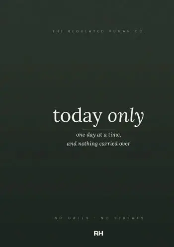 Today Only: A Daily List Book With No Dates, No Streaks and Nothing Carried Over