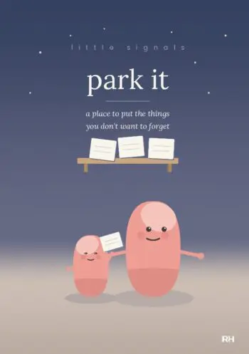Little Signals: Park It — A Bedtime Pad for the Things You Don't Want to Forget