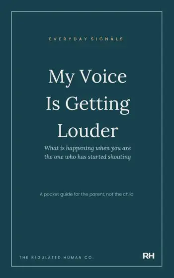 My Voice Is Getting Louder: What is happening when you are the one who has started shouting