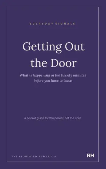 Getting Out the Door: What is happening in the twenty minutes before you have to leave