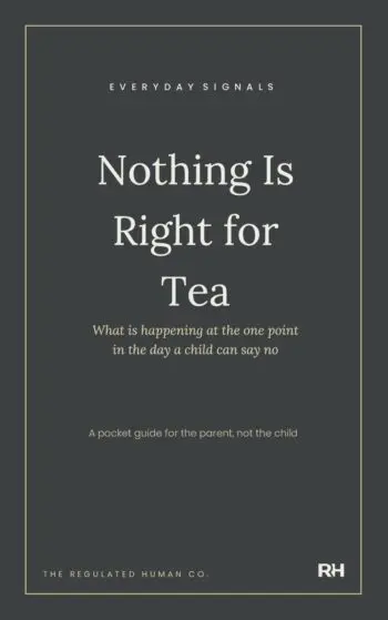 Nothing Is Right for Tea: What is happening at the one point in the day a child can say no