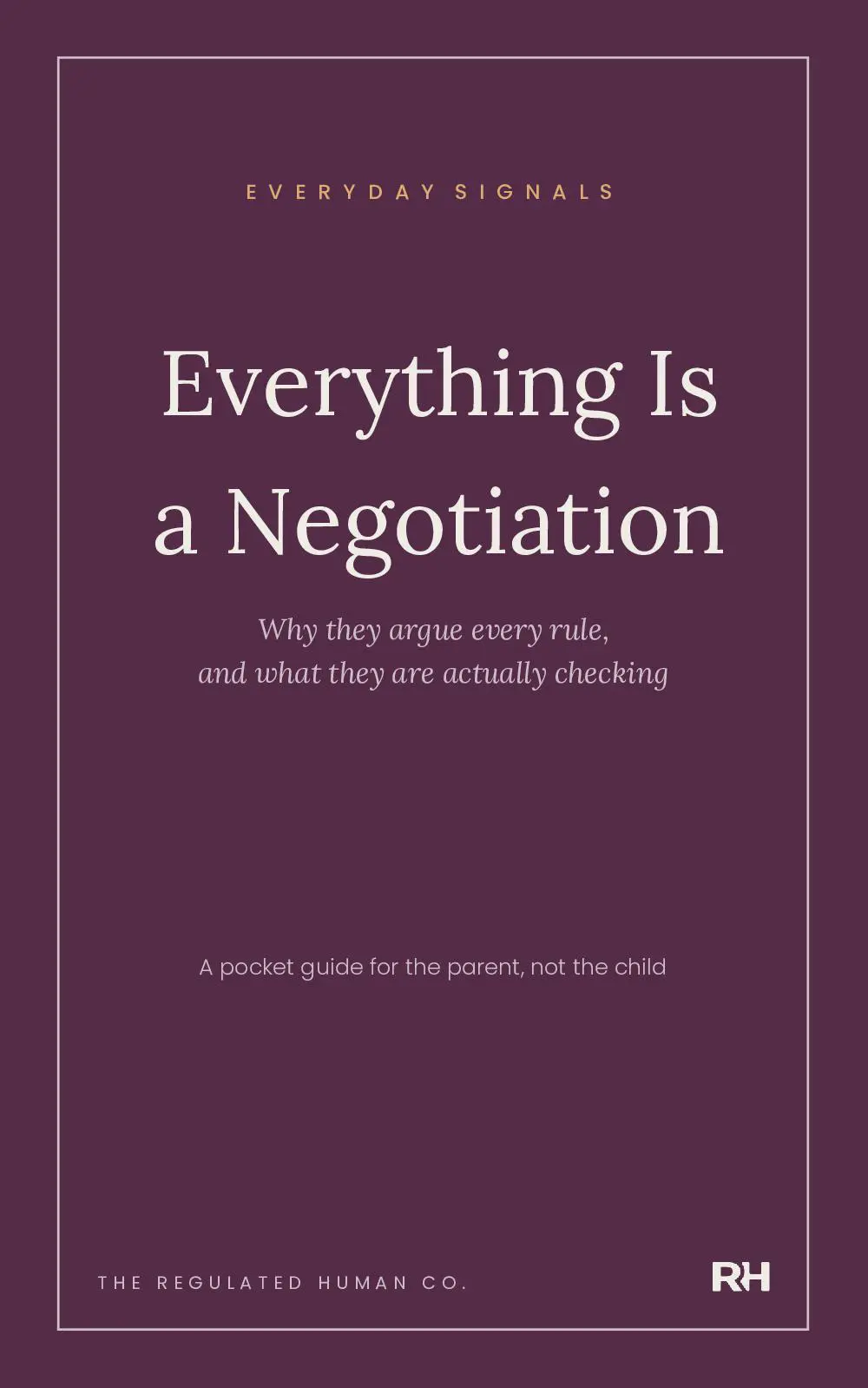 Everything Is a Negotiation: Why they argue every rule, and what they are actually checking