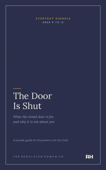 The Door Is Shut: What the closed door is for, and why it is not about you