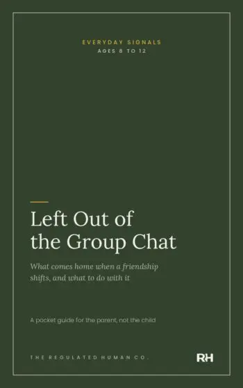Left Out of the Group Chat: What comes home when a friendship shifts, and what to do with it