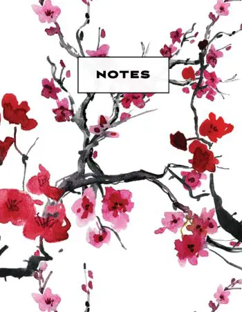 Cornell Notes Study System, Cherry Blossom