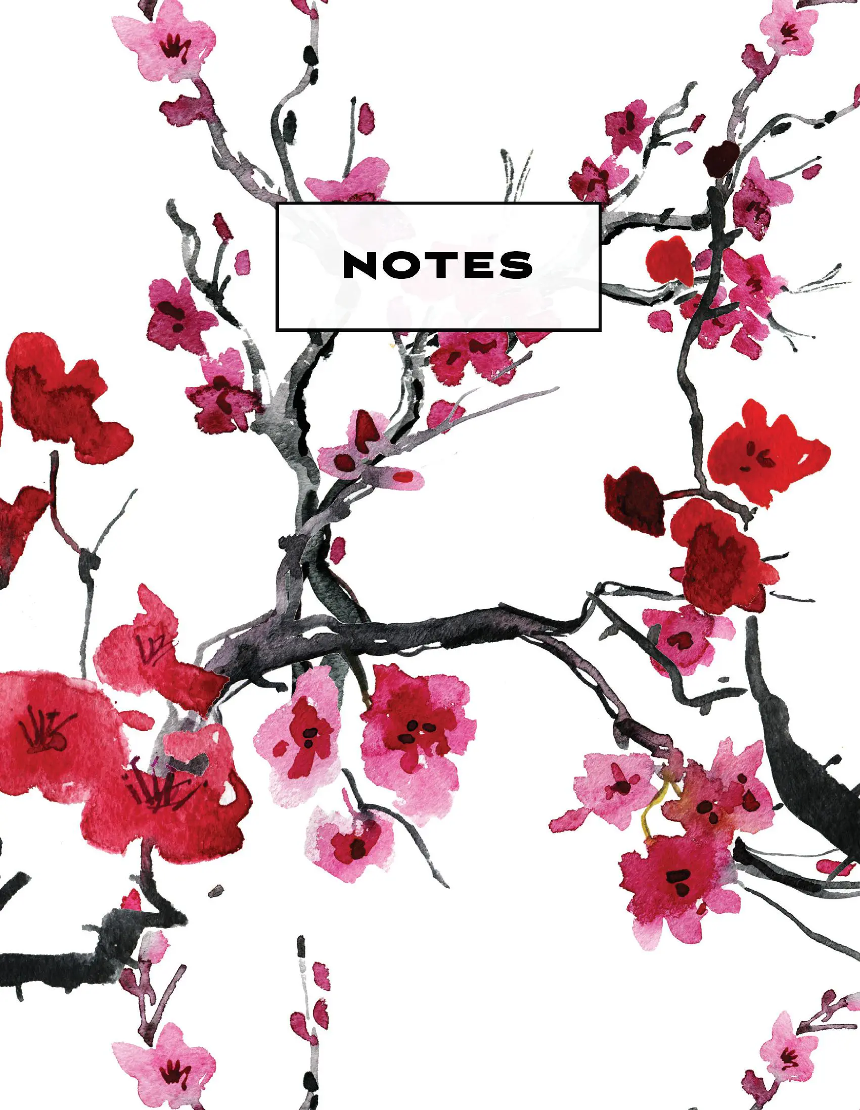 Cornell Notes Study System, Cherry Blossom