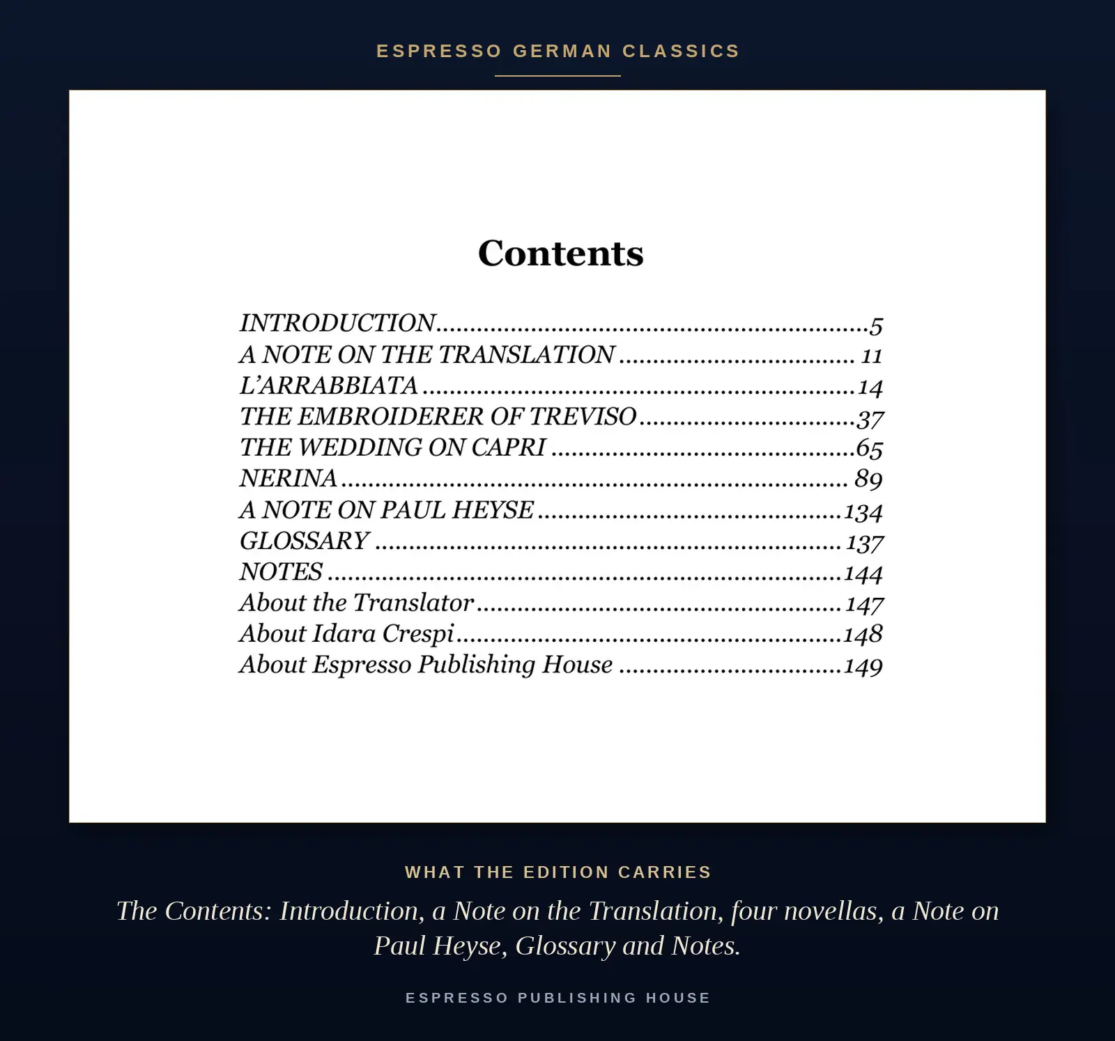 L'Arrabbiata and Other Italian Novellas