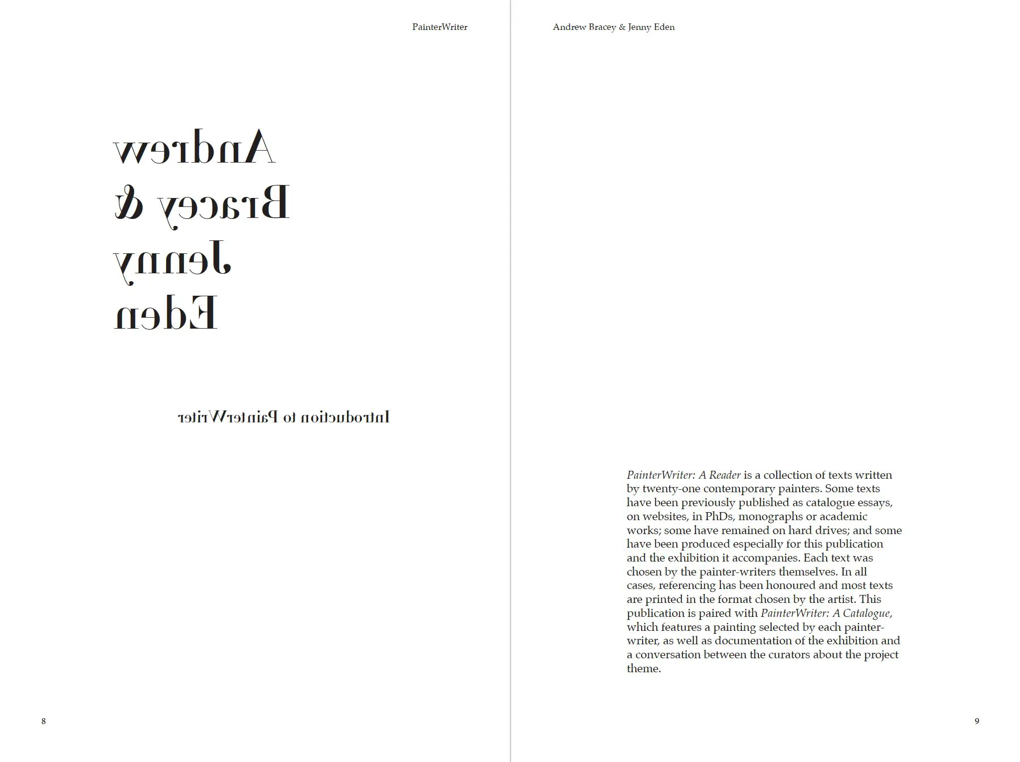 PainterWriter: A Reader