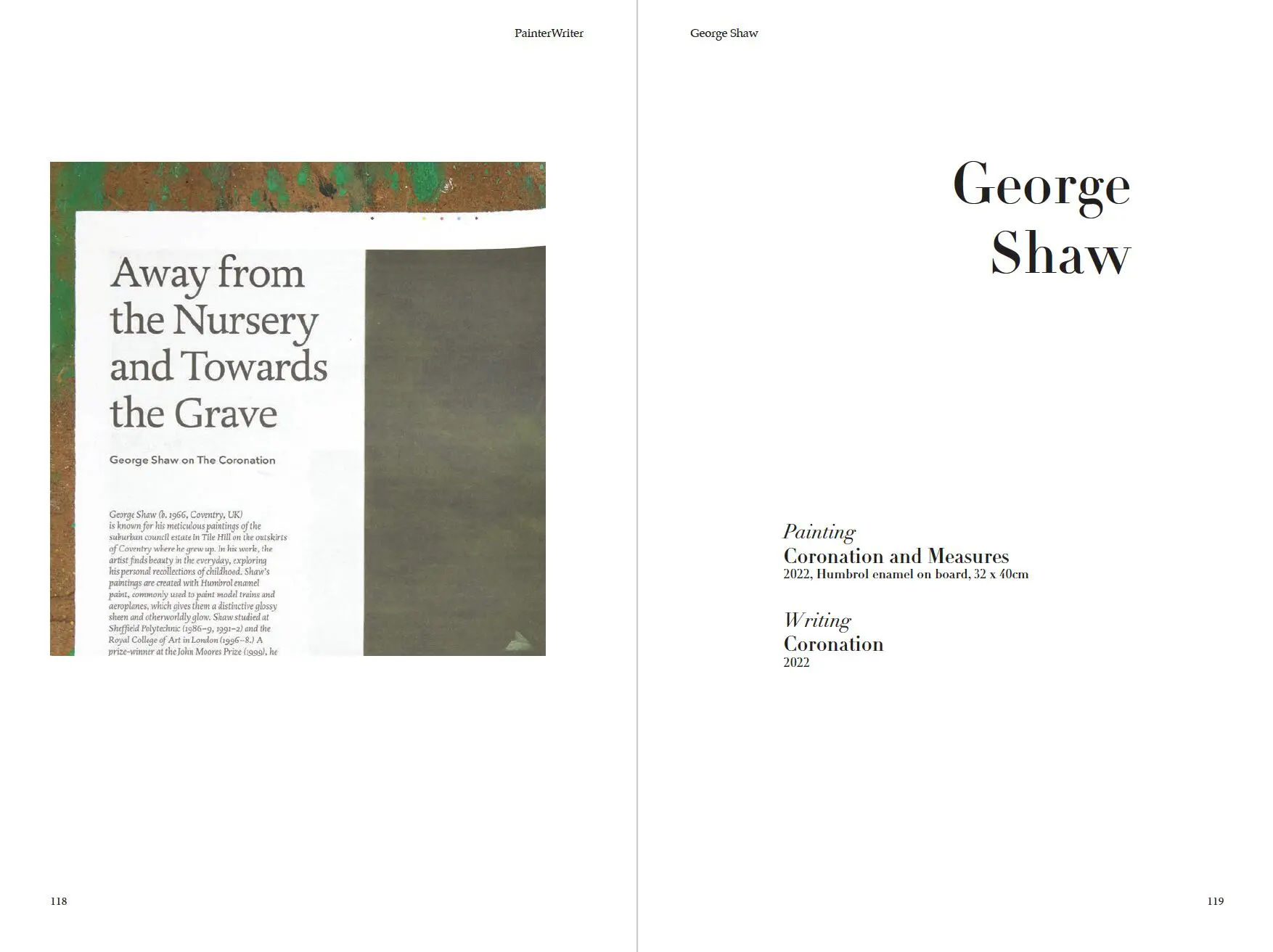 PainterWriter: A Catalogue