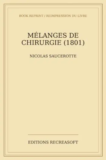Mélanges de chirurgie (1801)
