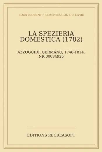 La spezieria domestica (1782)