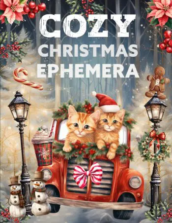 Cozy Christmas Ephemera Book