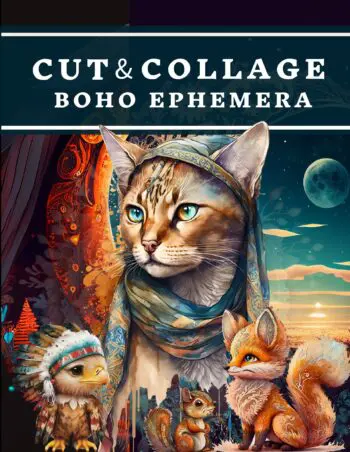 Cut and Collage Boho Ephemera Book