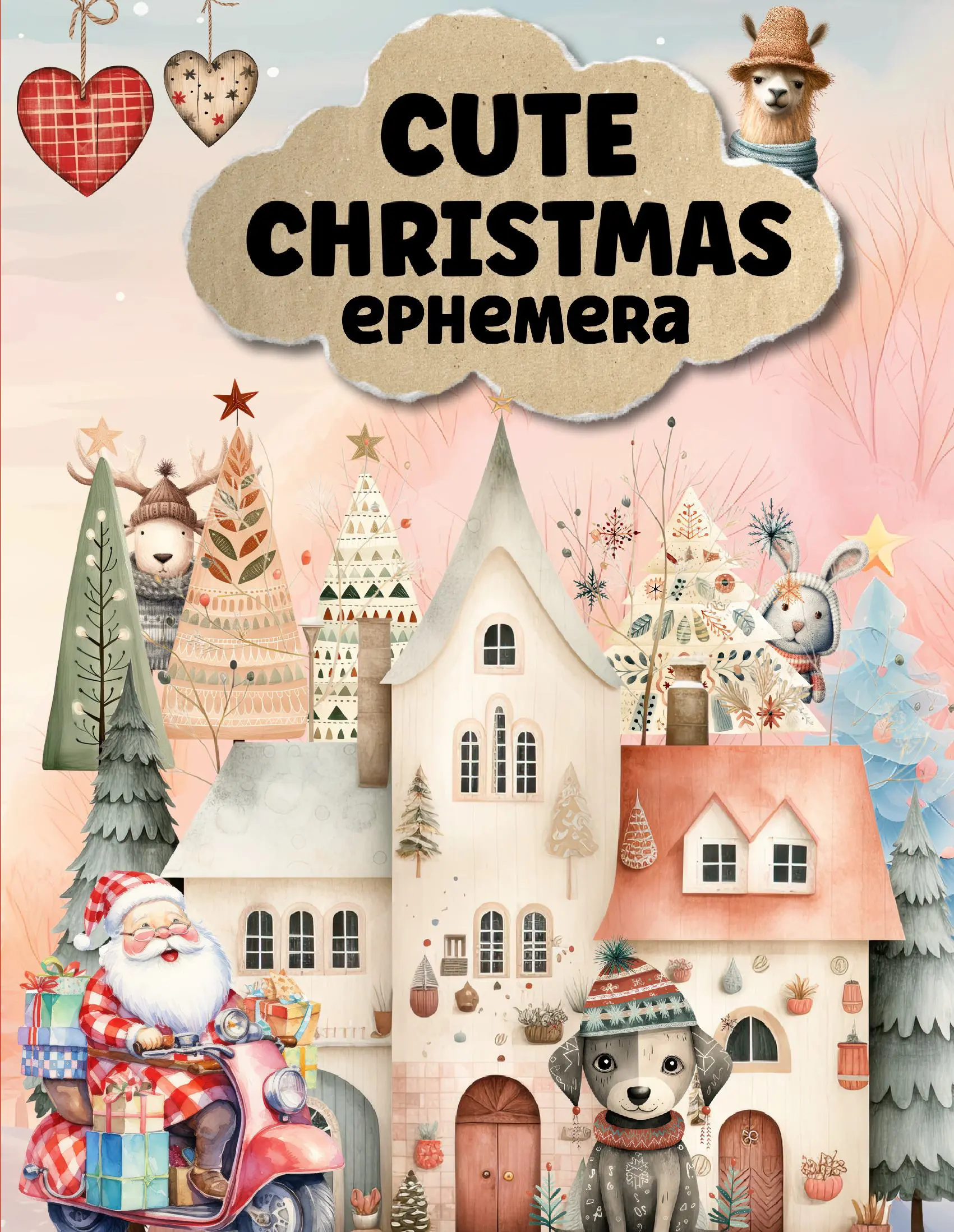 Cute Christmas Ephemera Book