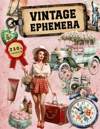 Vintage Ephemera Book