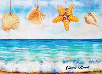 Visitor Guest Book, Seashells