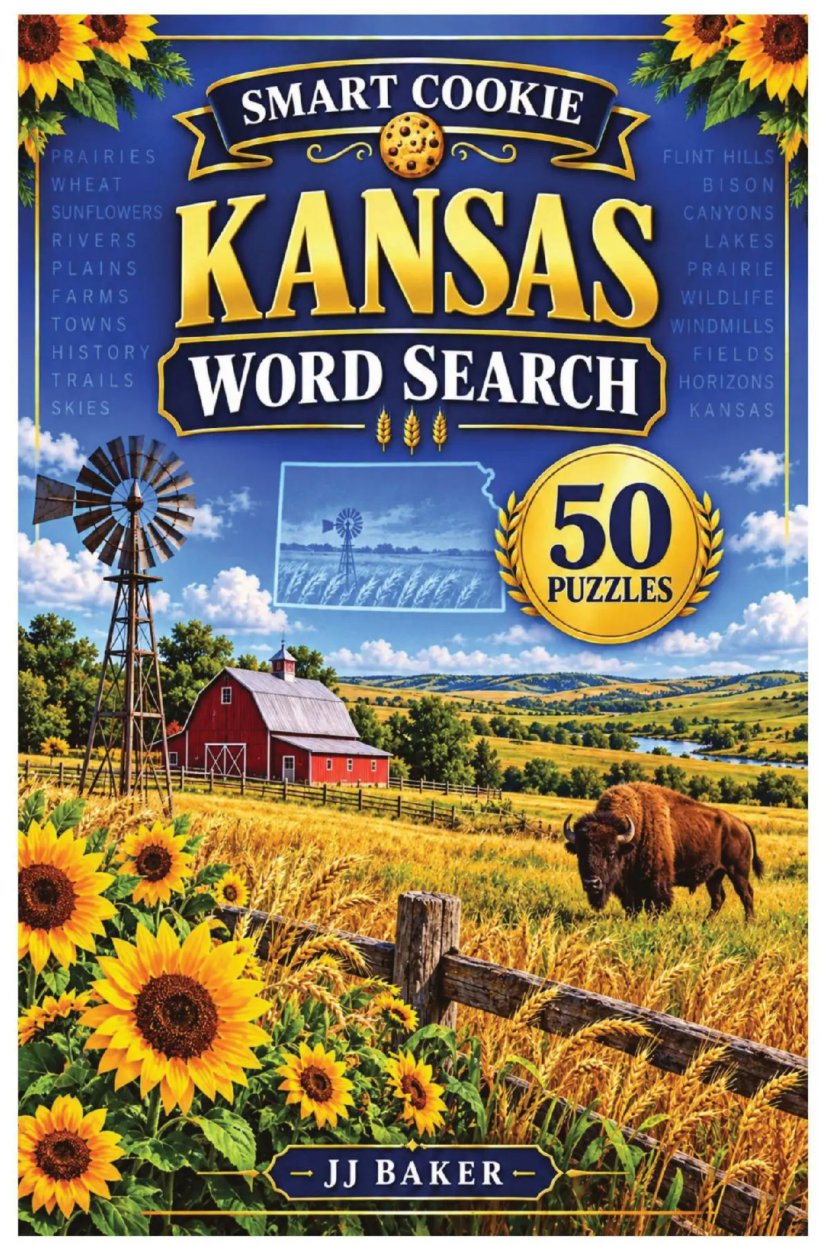 Kansas State Word Search Puzzle Book