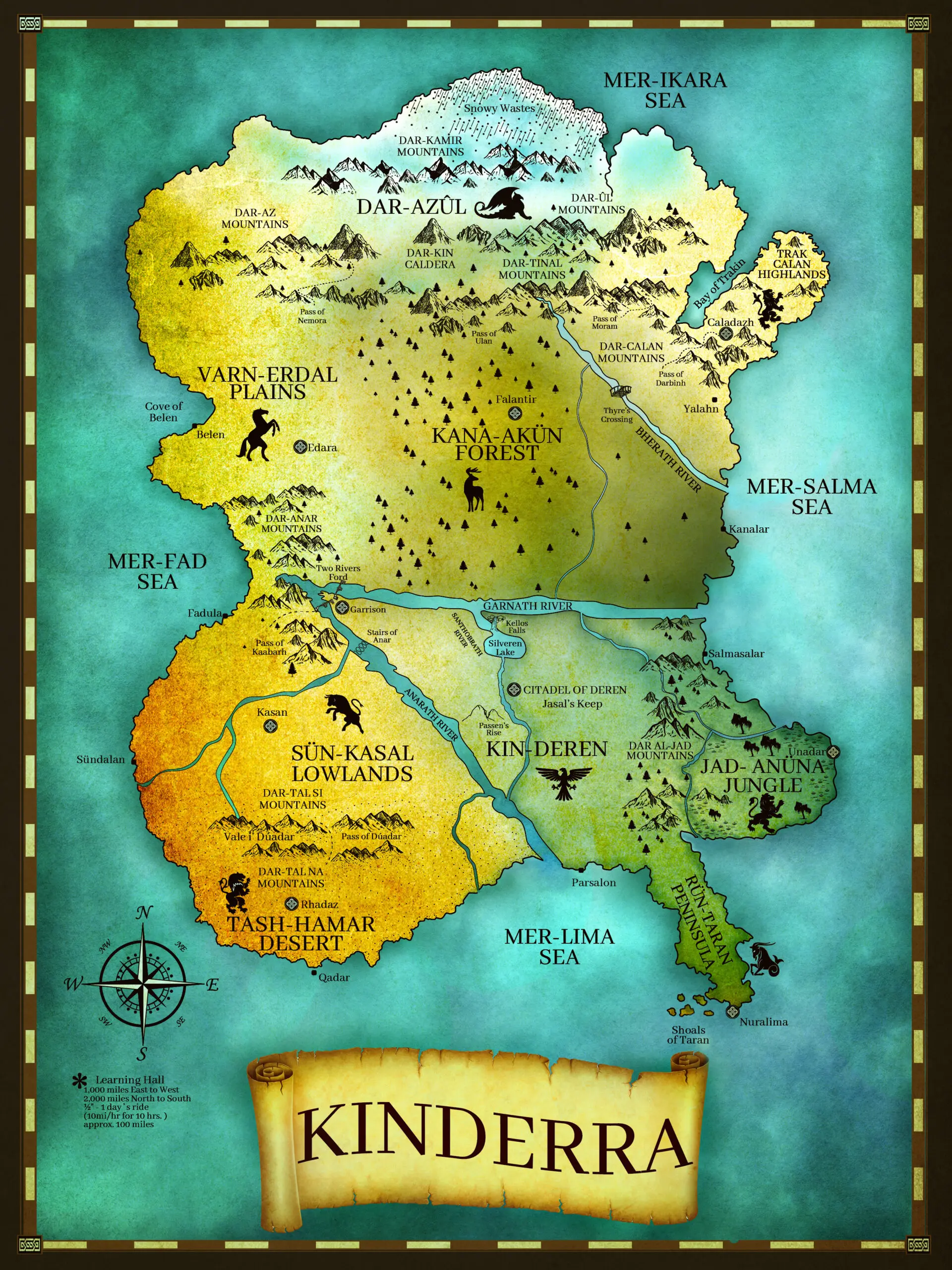 Trine Rising, The Kinderra Saga: Book 1 (Deluxe Emerald Edition)