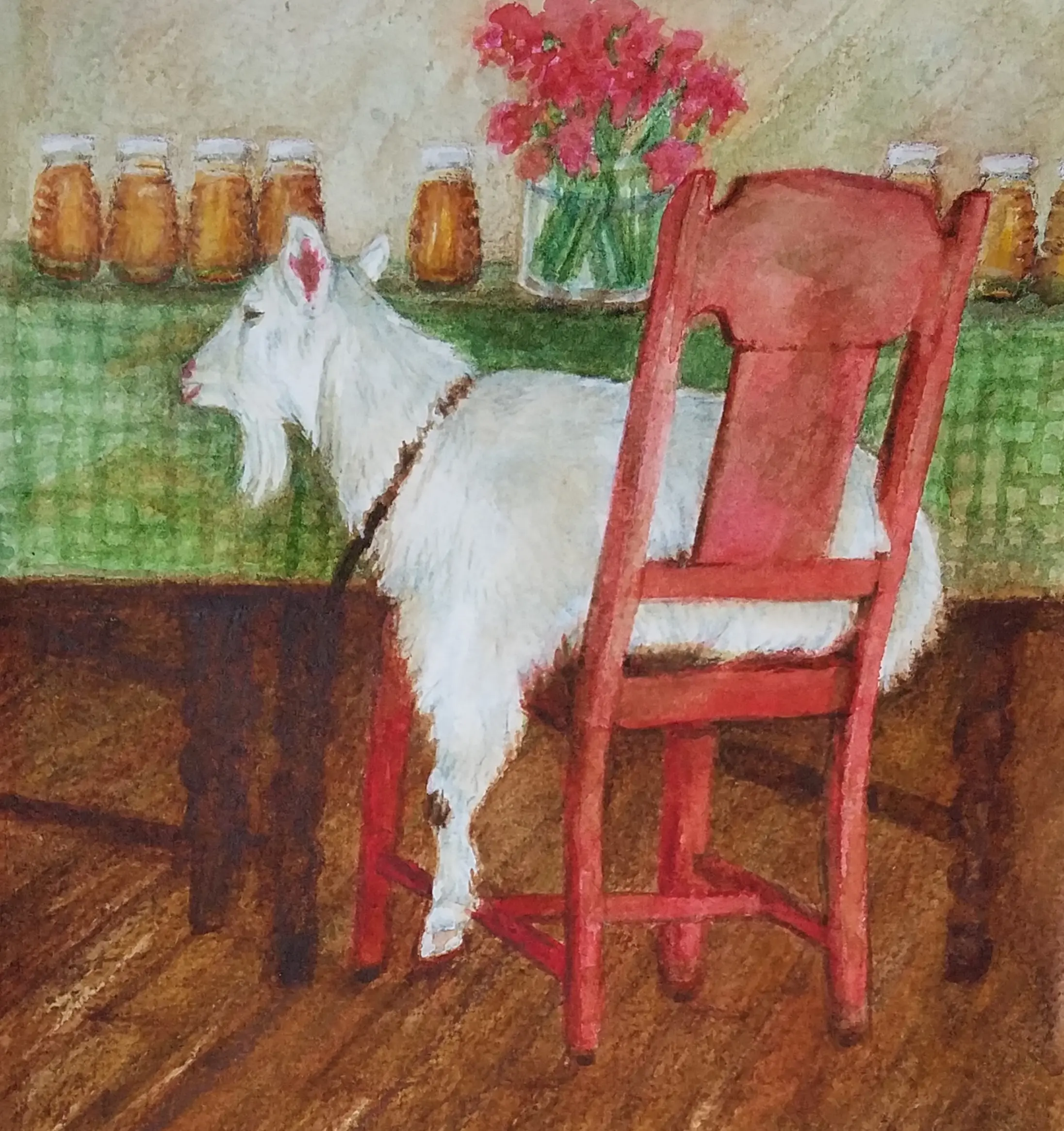 The Goat Lady Whispers to Bees