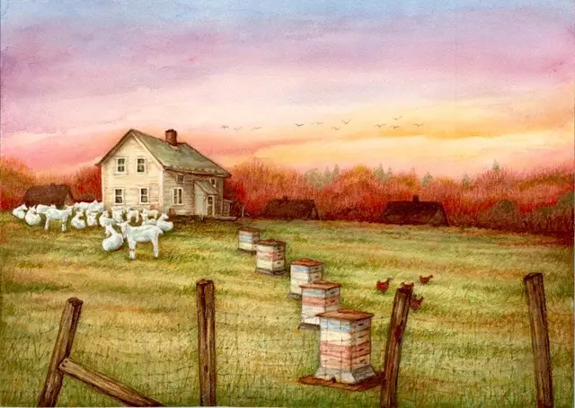 The Goat Lady Whispers to Bees